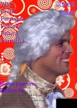 Pruik Rococo Man