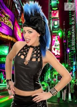 Punkpruik Meerkleurig -Party Outfitters punkpruik meerkleurig 2