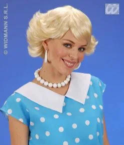 Retrolook Pruik Audrey -Party Outfitters retrolook pruik audrey 3