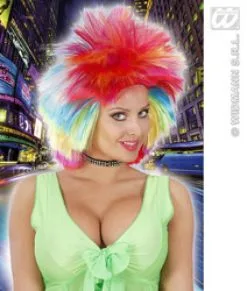 Rockstar Pruik In Multicolor