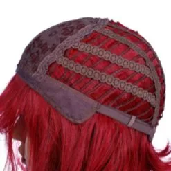 Rode Korte Golvende Pruik Met Pony 13 Rode Korte Golvende Pruik Met Pony -Party Outfitters rode korte golvende pruik met pony 4