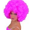 Roze Afro-pruik Voor Feestjes