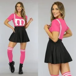 Roze M Carnaval Kostuum