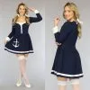 OP=OP Schattig Blauw Matrozen Kostuum 1 OP=OP Schattig Blauw Matrozen Kostuum -Party Outfitters schattig blauw matrozen kostuum