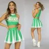 Sexy Groen Cheerleader Kostuum -Party Outfitters sexy groen cheerleader kostuum