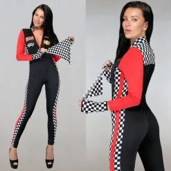 Sexy Pitspoes Kostuum Met Patches