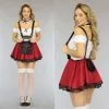 Sexy Wijnrood Biermeisje Kostuum 2 Sexy Wijnrood Biermeisje Kostuum -Party Outfitters sexy wijnrood biermeisje kostuum