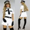 Sexy Wit Piloot Kostuum Met Accessoires -Party Outfitters sexy wit piloot kostuum met accessoires