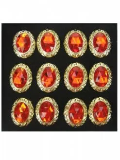 Sint-ring Met "Goud Met Robijn"