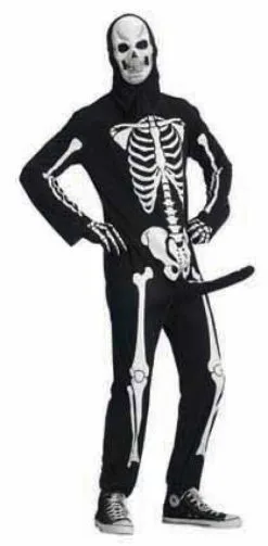 Skeletbone Kostuum Met Piemel