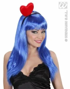 Tiara Met Vuurrood Hartje -Party Outfitters tiara met vuurrood hartje 1