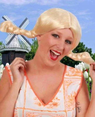 Tiroler Pruik Grätel Met Vlecht 2 Tiroler Pruik Grätel Met Vlecht