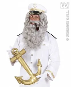 Tovenaarspruiken Met Baard -Party Outfitters tovenaarspruiken met baard 2