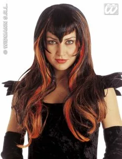 Vampieren Pruik Met Twee Kleuren