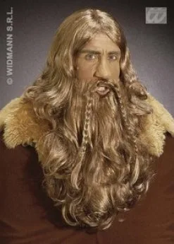 Viking Pruiken Met Baard En Snor