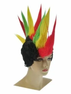 Vlam Pruiken In Kleuren -Party Outfitters vlam pruiken in kleuren 1