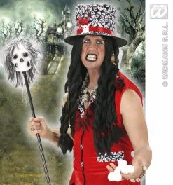 Voodoo-pruik -Party Outfitters voodoo pruik 2