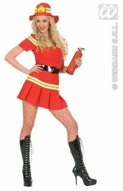 Vrijgezellen Feestkostuum: Sexy Fire-girl