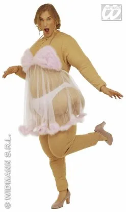 Vrijgezellen-outfit Vette Stripper Feestkleding