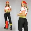 Vrouwelijk Brandweer Kostuum -Party Outfitters vrouwelijk brandweer kostuum