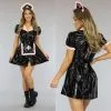 Wetlook Verpleegster Kostuum Zwart 2 Wetlook Verpleegster Kostuum Zwart -Party Outfitters wetlook verpleegster kostuum zwart