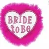 Witte Broche Met Tekst Bride To Be