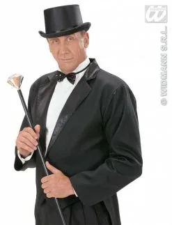 Zwarte Vlinderstrik Met Glitters